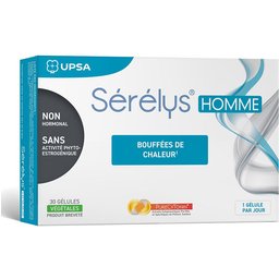 Sérélys Homme, Gélule, complément alimentaire pour l'andropause, bt 30