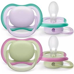 Philips Avent Tétine +0Mois Ultra Air Pistache Lilas