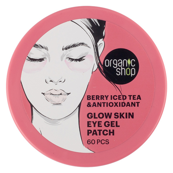 Patchs hydrogel yeux éclat au thé glacé framboise et antioxydants 60 patchs