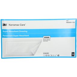 3M Kerramax Care Pansement Super Absorbant 10x22cm