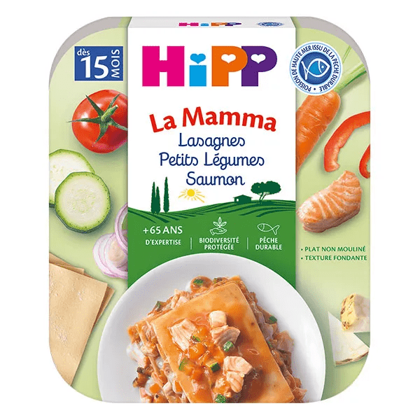 Lasagnes Petits Légumes Saumon dès 15 mois 250g