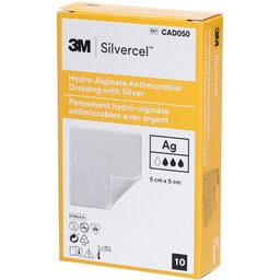 Silvercel® Hydro-Alginate Pansements stériles 5 cm x 5 cm