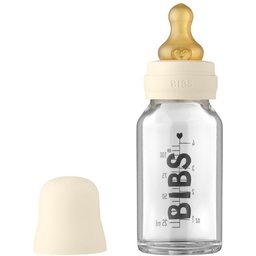 Bibs Biberon en Verre 110 ml Set Complet Ivory 0 mois et +