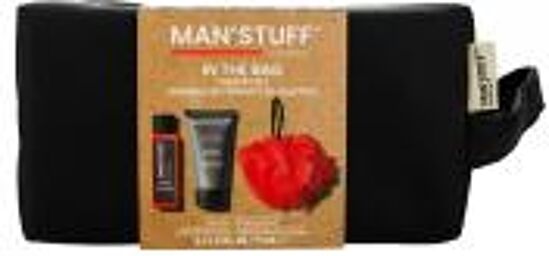 Man'Stuff In The Bag Trousse Homme Visage et Corps - Trousse 2 produits + 1 fleur de douche