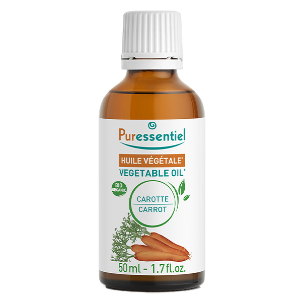 Huiles Vegetales 100% Bio Huile Végétale Bio Carotte 50 ml