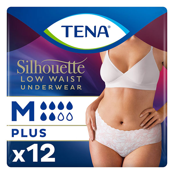 Silhouette Sous-Vêtement Taille Basse Blanc Normal Taille M 12 unités