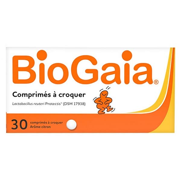 Probiotiques Lactobacillus Reuteri Protectis Arôme Citron 30 comprimés