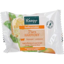 Bulle D'Harmonie Galet Effervescent Pour Le Bain Oranger Et Fleurs de Tilleul 80g