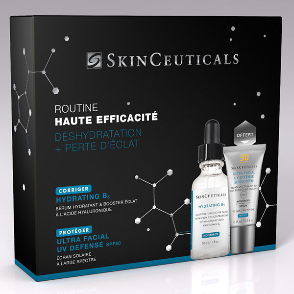 Coffret Déshydratation + Perte d'éclat Hydrating B5 + Ultra Facial defense SPF 50 offert