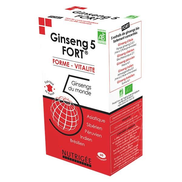 Ginseng 5 Fort 60 comprimés