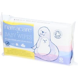 Baby Wipes avec coton biologique, camomille et huiles naturelles