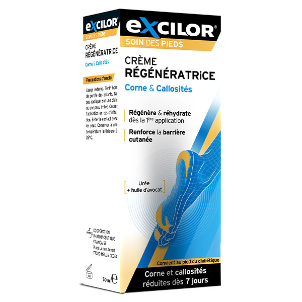 Soin des Pieds Crème Régénératrice Corne & Callosités 50ml