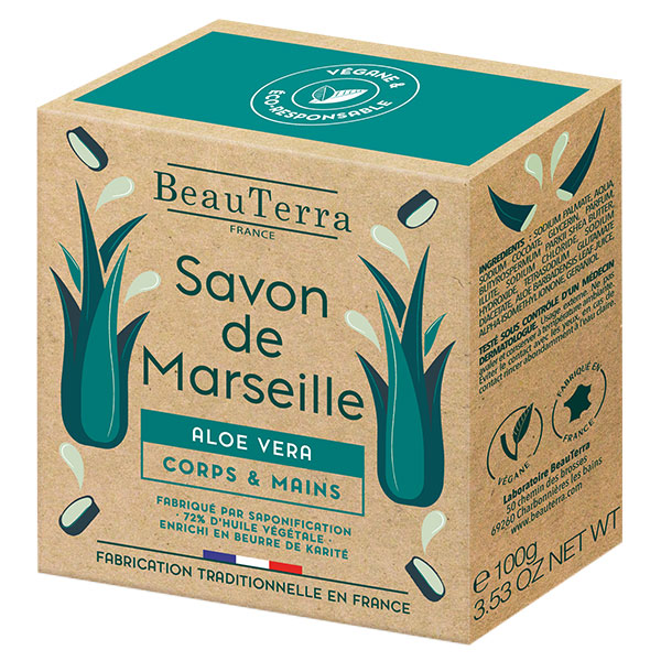 Savon de Marseille Solide Aloe Vera 100g