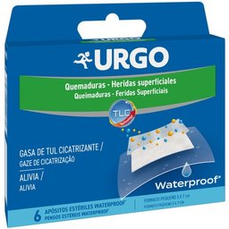 Quemaduras y Heridas Superficiales Waterproof 6 apósitos 5 x 7cm