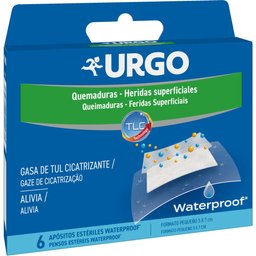Quemaduras y Heridas Superficiales Waterproof 6 apósitos 5 x 7cm