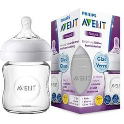 Avent Bouteille en verre naturel 120ml