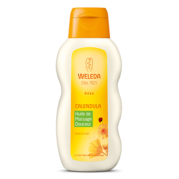 Calendula huile de massage douceur bébé bio flacon 200ml