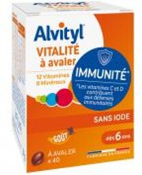 Vitalité 40 Comprimés à Avaler - Pot 40 comprimés