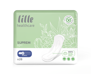 Lille Suprem Light Normal - 12 paquets de 28 protections