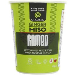 Coupe Ramen Miso Gingembre Sans Gluten Bio 85g