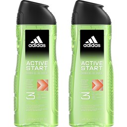 Active Start Shower Gel 2x400ml