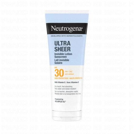 Ultra Sheer - Lait Invisible Solaire SPF30 200ml