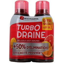 Turboslim Citrus Drainage Pack 2 X 500ml