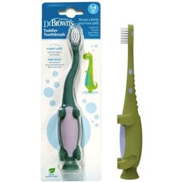 Dr Brown's Brosse à Dents Dinosaure Enfants 1 à 4 Ans 1ut
