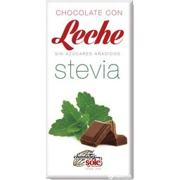 Chocolate Leche Stevia Sin Gluten 100g
