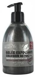 Gelée Exfoliante Charbon Détox Peaux Mixtes à Grasses 300 ml - Flacon-Pompe 300 ml