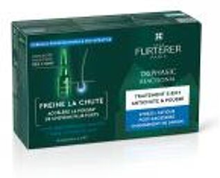 René Furterer Triphasic Reactional Traitement 2en1 Pousse & Antichute 12 Ampoules - Boîte 12 ampoules de 5 ml