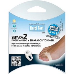 Separa2 Herbi Feet Enrouleur double anneau en silicone T- L 1 U