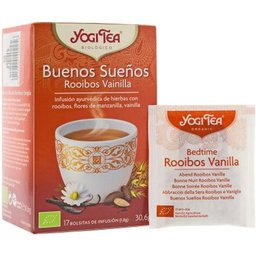 Thé Yogi Buenos Sueños rooibos vanille 17 sachets