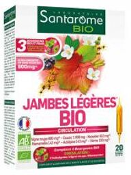 Bio Jambes Légères Bio 20 Ampoules - Boîte 20 ampoules de 10 ml
