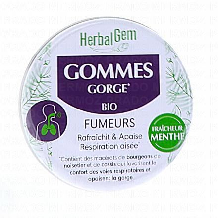 Gommes Gorge Fumeurs Bio 45g