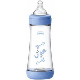 Biberon Perfect 5 4M+ 3000ml Sil. Bleu