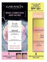 Eclair de Lune La Foudroyante Crème Anti-Taches 30 ml + Stick Visage, Lèvres et Zones Sensibles SPF50+ 15 g Offert - Coffret 2 produits dont 1 offert