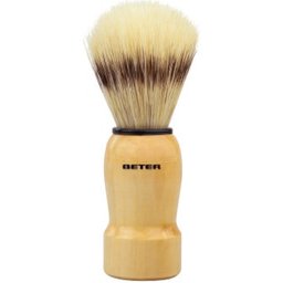 Shaving Brush Wooden Synthetic Hair 1pc
