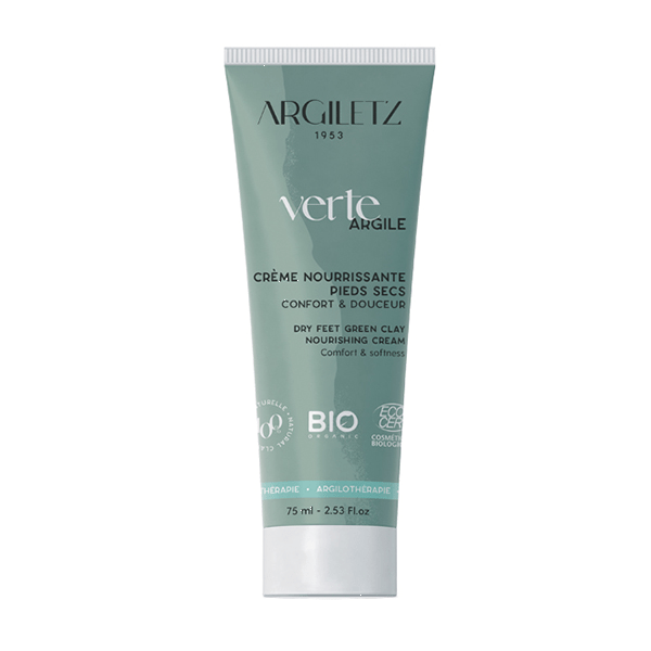 Crème Nourrissante Argile Verte Pieds Secs 75ml