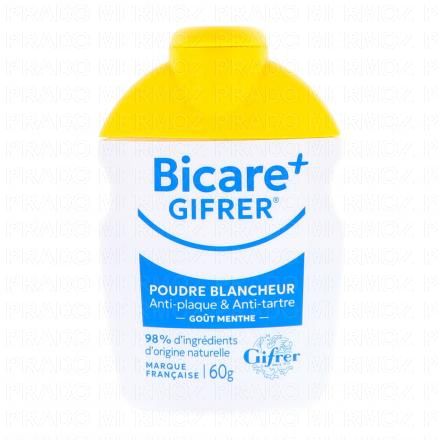 Bicare plus dentifrice poudre double action flacon 60g