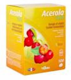 Acérola 1000 100 Jours 100 Comprimés - Boîte 100 comprimés