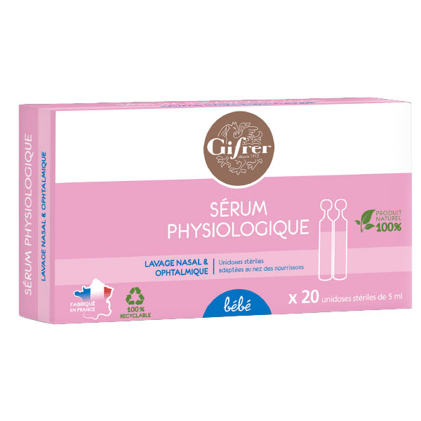 Sérum Physiologique - 20 unidoses