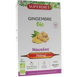 Super Diet Gingembre Bio 20 Ampoules