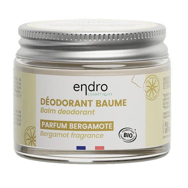 Déodorant Bergamote 100% d’origine naturelle texture baume pot 50 gr