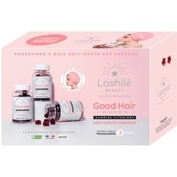 Lashilé Beauty Good Hair Women Anti Chute Cheveux 180 Gummies + Serviette