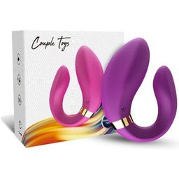 Crescent Couple Vibrateur Télécommande Violet 1ut