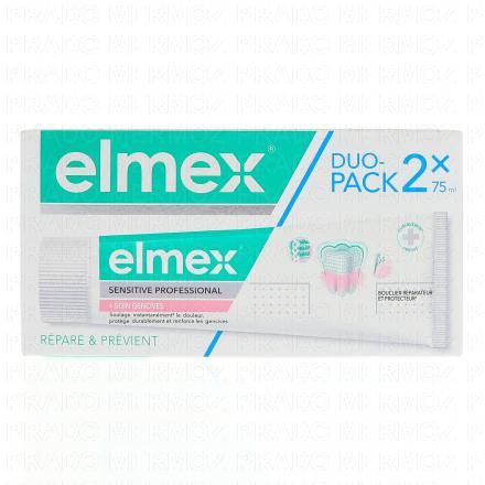 Sensitive Professionnal + soin gencives lot de 2 tubes de 75ml