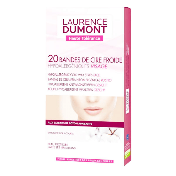 Haute Tolérance Cire Froide Visage 20 Bandes