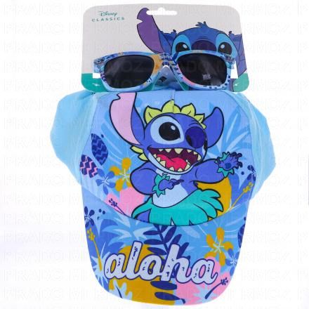 Lunettes de soleil et Casquette lilo & stitch taille 53
