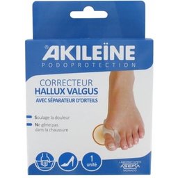 Akileïne Correcteur Hallux Valgus Séparateur d'Orteils 1ut